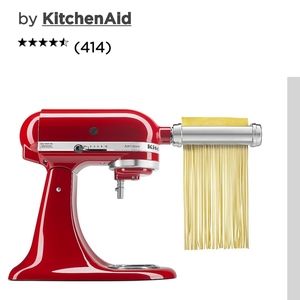KitchenAid Pasta Roller & Cutter Attachment Set, Pack of 1, Silver